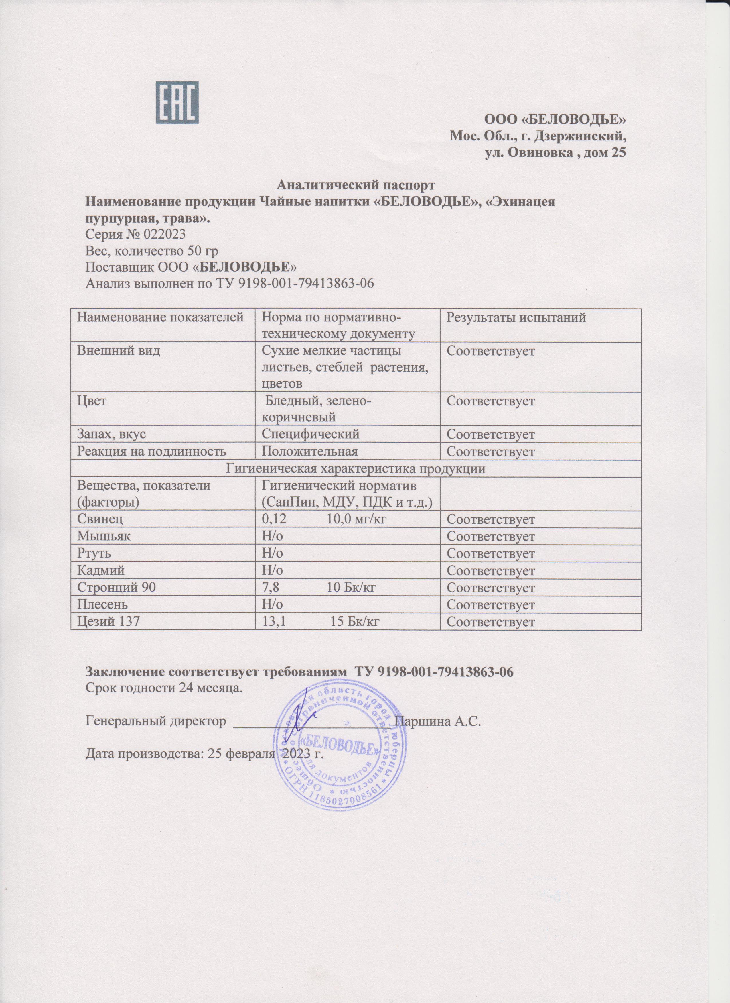 Паспорт №022023